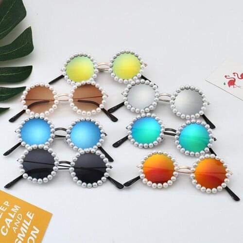 Pudcoco Headwear Fashion Baby Fashionable Anti-Ultraviolet Pearls for Boys and Girls Photography Props Holiday Beach Accessories