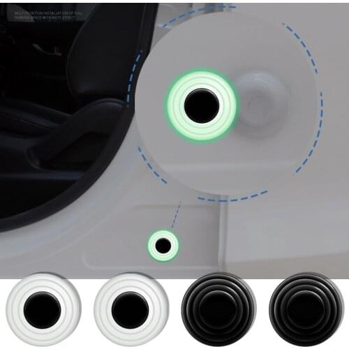 Car Door Shock Stickers Absorber For Toyota TRD avensis auris Corolla Camry Badge Car Styling Accessories