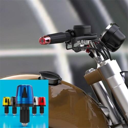 7/8'' 22mm Motorcycle Handlebar Ends Moto Handle Bar End Plug Metal Motorbike Accessories Cap Plugs Slider Scooter Decorations