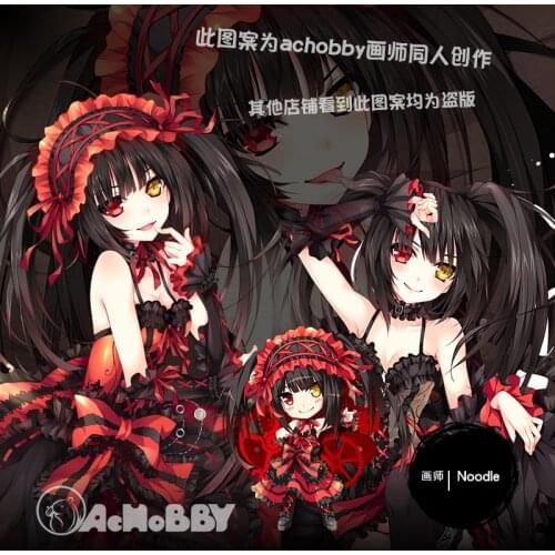 Anime Date a Live Tokisaki Kurumi Spiritual Outfit Dakimakura 2WT Hugging Body Pillow Case Cosplay Otaku Pillow Cushion Cover