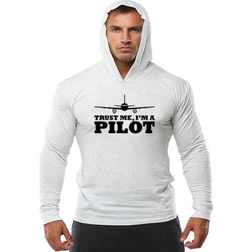 New Fashion Hot Sale TRUST ME IM A PILOT Mens Unisex Hoodies Plane Flying Aeroplane Aviation Gift Tee Top Pullover Sweatshirt