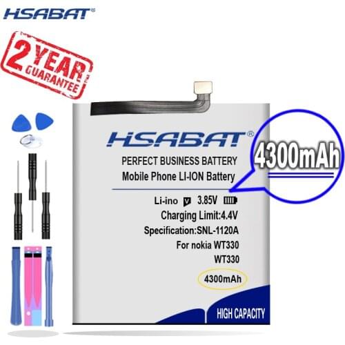 New Arrival [ HSABAT ] 4300mAh WT330 Replacement Battery for Nokia WT330