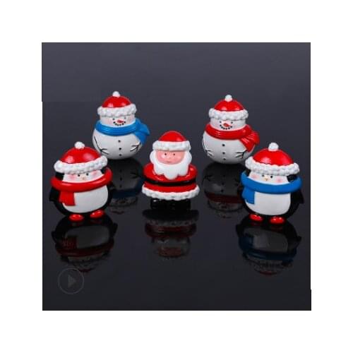 Santa Claus fridge sticker 3D snowman penguin cartoon magnetic sticker new year home decoration cute magnets for Christmas decor