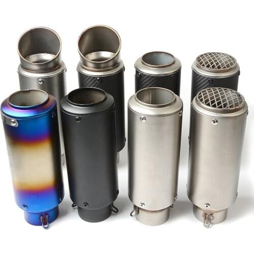 Universal Motorcycle Exhaust Silencer Modified Moto Middle Link Pipe For kawasaki Ninja 125 250 250R Z250 Z300 ER6N R25 R3 GP