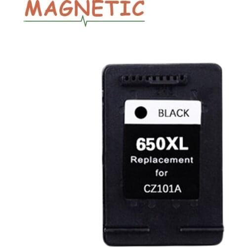 1Pc 650xl For HP Deskjet 1015 1515 2515 2545 2645 3515 4645 Printer Magnetic Compatible Ink Cartridge for HP650 650 ink Black