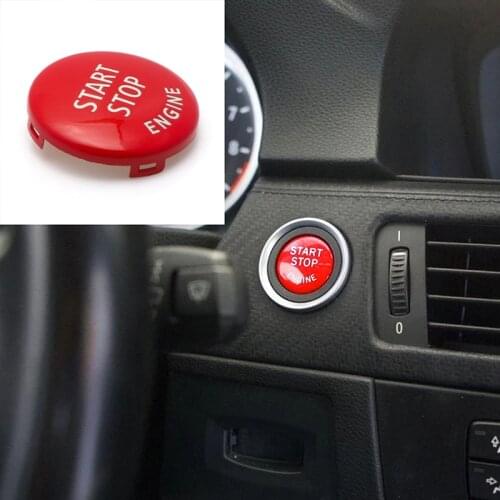 1pc Car Engine Start Stop Button Replace Switch Decor Cover Cap for BMW E Chassis E90 E91 E92 E93 E60 Car Accessories Interior