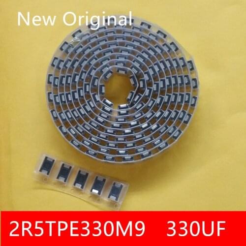 2R5TPE330M9 2.5V 330UF SMD Tantalum Polymer Capacitors ( 300 pieces/lot) Free Shipping 100%New Computer Chip & IC