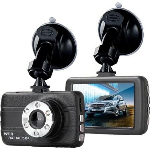 3" Dash Car Driving Recorder 5million PX HD Night Vision Hidden Parking Safety Monitoring 1080P Front Rear Dual Lens Recorder