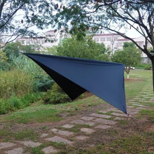 300*210cm Outdoor Camping Diamond Screen Silver Coated Waterproof Multi-functional Pole Less Screen High-grade Sunshade
