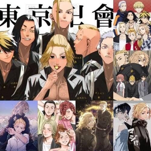 5D Diamond Painting Tokyo Avengers Cartoon Anime Cross Stitch Full Drill Embroidery Mosaic Pictures Rhinestones Home Decor Gift