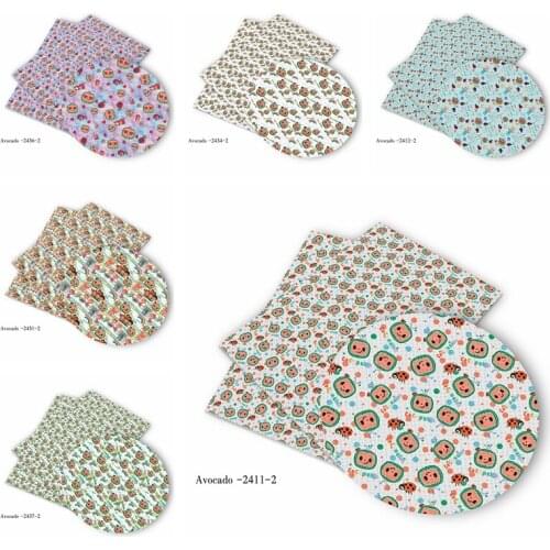 Huangtao Diy accessories 30*136cm Printed Faux Synthetic Leather for Bow,DIY handmade Materials