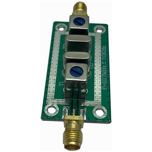 AM Filter 10.7MHz ±7KHz 10.7M Bandpass Filter Narrowband SMA-KE For Oscilloscope Ham Radio Amplifiers