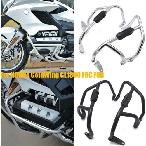 Gold Wing 1800 Bumper Engine Guard Highway Crash Bar Fuel Tank Protector For HONDA GoldWing GL1800 F6C F6B 2018 -2021