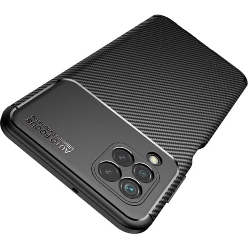 Carbon Fiber Cover For Samsung Galaxy M32 Case Bumper Silicone Funda Samsung M32 Ultra Thin Case For Samsung M32 SM-M325F 6.4"