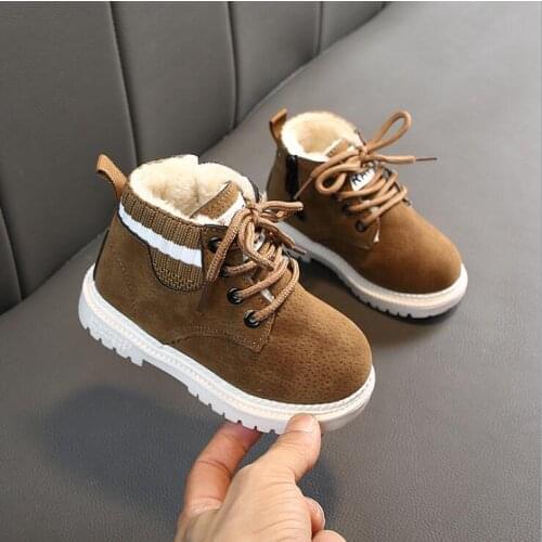 Children Boots Shoes Toddler Baby Girls Boys Winter Snow Boots Shoes Children Warm Sneaker Snow Boots Children Kids Baby Shoes
