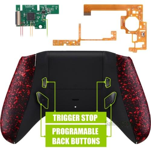 Textured Red Lofty Programable Remap & Trigger Stop Kit for Xbox-One S & One X Controller Model 1708