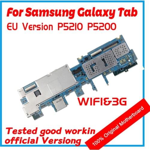 EU version Wifi Version 16GB Mother Board Circuit Board For Samsung Galaxy Tab 3 10.1 P5210 P5200 Motherboard Logic Mainboard