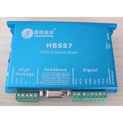 HBS57 leadshine hybrid servo drive HBS57 with hybrid servo motor 573HBM20-1000 engraving machine Stepper motor