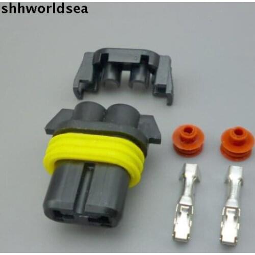 Worldgolden 5/30/100set 9006 HB4 female plastic socket bulb socket hid DIY connector