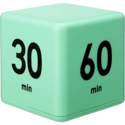 1 Pcs Square Timer Gravity Sensor Flip Timer Kids Study Timer Workout Timer Game Timer Kitchen Timer Home Cooking Timer
