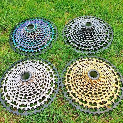 Sroad MTB 12 speed 11-50T Cassette 12v ultralight Steel Lightweight k7 12V 11-50T 12 speed Sprocket fits Shimano