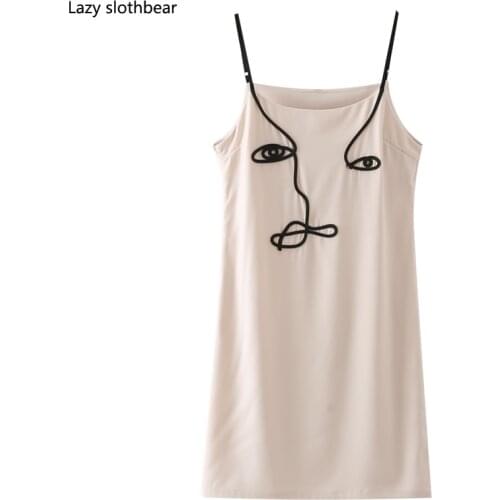 Summer ladies pure color sexy suspender dress holiday dress ladies elegant beach dress