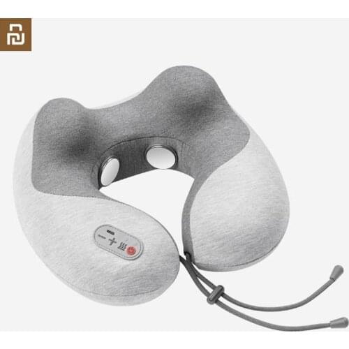 Youpin Massage hot compress multifunctional neck pillow constant temperature wireless TENS pulse cervical massage pillow