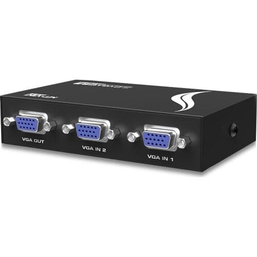 VGA Switch 2 input Port 1 output D-sub switcher PC Selector monitor share MT-VIKI Maituo 15-2CF