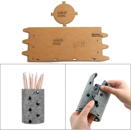 Leather tool set crafts pen holder kraft paper leather template mold Diy sewing template tool for leather lovers 9*12cm