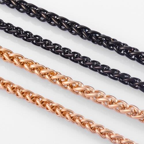 New Stainless Steel Classic Necklace Hip Hop Popular Men And Women Jewelry