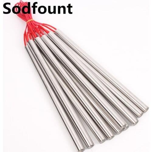 2pcs AC 220V 550W 18mm x 150mm Single End Wired Cartridge Heater Heating Element Electricity Generation