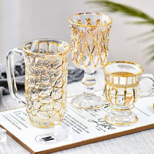 Nordic Luxury Wine Glass Transparent Crystal Handmade Whiskey Tequila Vodka Wine Glass Verre Pour Boire Kitchen Barware DB60J