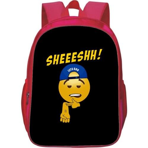 Sheesh Backpack Children Bag Teen Cosplay Rucksack Boy Girl School Bag Students Mochila Cartoon Letter Sheesh Printing Bookbag