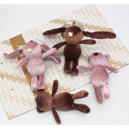Cute Wishing Rabbit Keychain Animal Doll Cartoon Plush Toy Rabbit Keychain For Children Baby Toy Birthday Christmas Gift