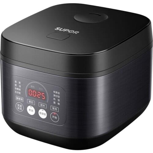 SUPOR Rice Cooker 3L Home Smart Reservation Rice Cooking Pot Automatic Heat Preservation Compact Portable 600W Non-Stick Liner