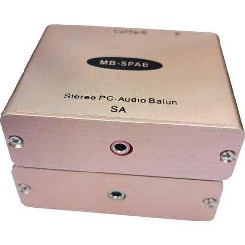 Cat5 Stereo Audio Balun Extender 3.5mm Audio to RJ45 Converter PC-Audio Over IP