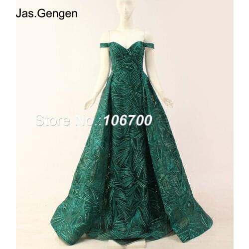 Two Pieces Evening Dresses Detachable Train with belt Sweetheart Mermaid Embroidery crystal beaded Lace Evening Dresses Gowns 11