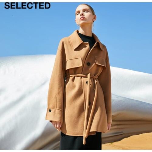 SELECTED New Womens Fashion Profile Double-side Wool Jacket S|420427026