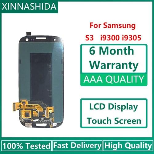 For Samsung Galaxy S III S3 i9300 i9300i i9301 i9301i i9305 Super AMOLED LCD Display Touch Screen Digitizer Assembly