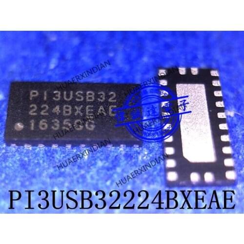 1Pieces New Original PI3USB32224BXEAE PI3USB32 224BXEAE P13USB32 QFN24 In Stock Real Picture