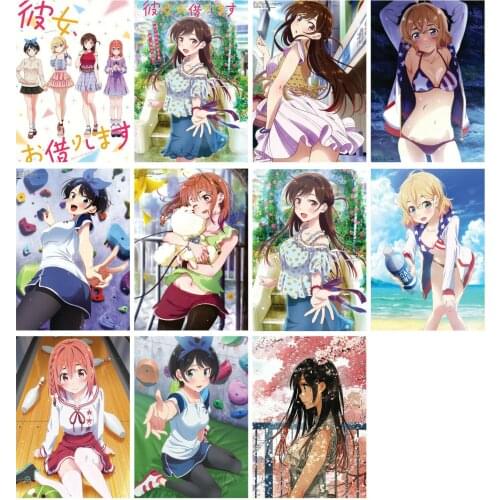 11style Choose Classic Rent a Girlfriend Kanojo Okarishimasu Anime Manga PICTURE Art Film Print Silk Poster 24x36inch