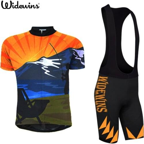 2017 Cycling Clothing Polyester bike clothing Bicycle Sports wear cycling shirt Maillot Cycling Jersey Sea sunshine leisure 7129
