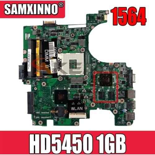 Akemy For DELL 1564 Laptop Motherboard HD 5450 1GB CN-06T28N 06T28N 6T28N DA0UM3MB8E0 HM55 Mainboard