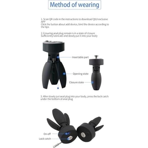 Dildo vibrator anal stretch dilator chastity device, vaginal anus insertion vibrator anal plug, USB charging male and female sex