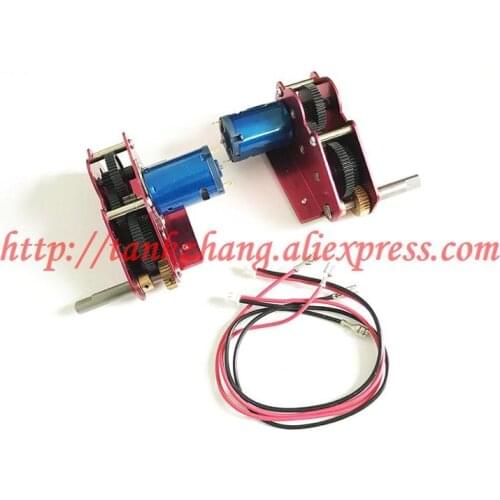 HENGLONG 1:16 RC tank 1/16 tank spare parts No. Red driving gearbox -bearing version D-middle/low 58mm left/right different