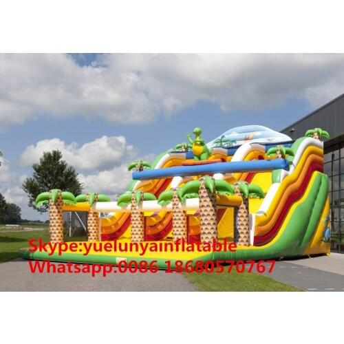 China Guangzhou) manufacturers selling inflatable slides,Dinosaur slide KY-703