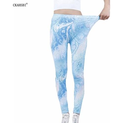 CKAHSBI Summer Leggins Fitness Yoga Pants Women Floral Print Legging Sexy Casual Soft Stretchy Attractive Spring Dropshipping