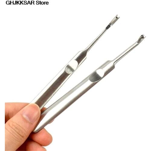 2 PC Leather Leathercraft Stitching U+V Shaped Groover Skiving Edge Beveler Tool Kit