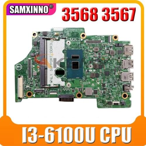 NEW CN-004R7J 004R7J 04R7J mainboard For DELL INSPIRON 3153 3158 Laptop Motherboard I3-6100U SR2EU 14296-1