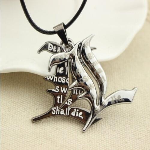 Death Note Double L Yagami Non-Mainstream Necklace L Lawliet Kira Charm Pendant Cosplay Unisex Accessories